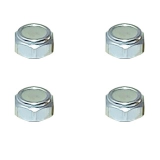 アルミ薄型ナイロンナット M2(シルバー) 4pcs [SGX-02US]]