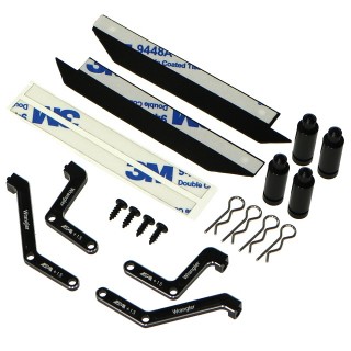 ALボディ&バンパーリフトアップセット15mmUP:MINI-Z 4X4ラングラー用 [MINI-Z4X4-23-15]]