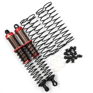 アルミビックボアGOダンパー 120mm 2本 1/10オン/オフ用 レッド [BBG-0120RD]]