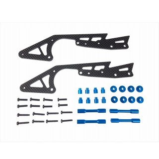 カーボンサブシャーシブルー(ロングストレッチ仕様)WR02 [SWR-110B]]