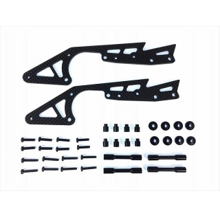 カーボンサブシャーシブラック(ロングストレッチ仕様)WR02 [SWR-110BK]]