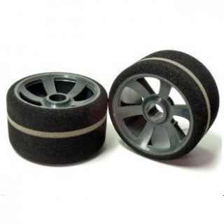 グレードライン30°強腰(TG) ホイール仕様1/12用接着済みコントロールフロントタイヤ [HGTG-F30]]