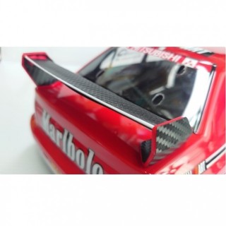 TD ランエボ7& エボX リヤウイングカーボンデカール [TD-A044]]