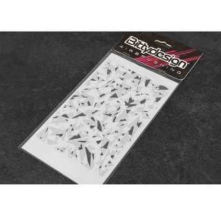 ポリカボディ塗装用ステンシル /Camo Artic A+B [BDSTC-018]]