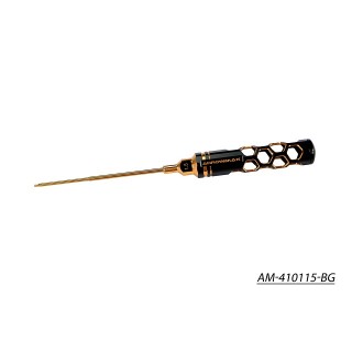 六角レンチ1.5mmX120mm Black Golden [AM410115BG#P]]