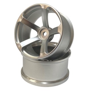 DRS-5ホイル deep face オフセット8 マットシルバー [TDW-0812MS]]