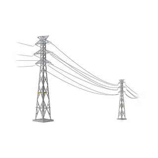 情景小物084-3 送電鉄塔A3 [323112]]