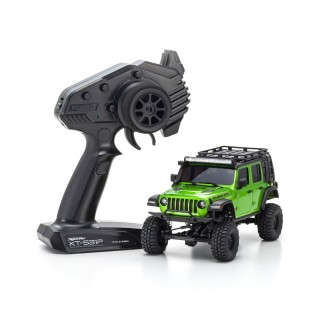 MX-01 ジープ ラングラー アンリミテッド ルビコン アクセサリーパーツ付 モヒート レディセット(クローリングカー ミニッツ4×4シリーズ) [32528GR]]