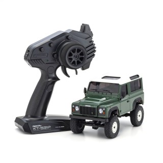 MX-01 ランドローバー ディフェンダー 90 コニストングリーン レディセット(クローリングカー ミニッツ4×4シリーズ) [32529GR]]