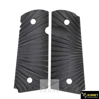 M1911オフェーサズサイズG10グリップ/Eagle Wing/マルイ [G10-V10-01A-BK]]