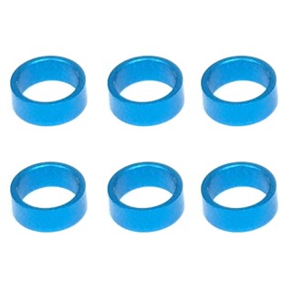 インチアルミカラー φ7.9×6.4×3.0t(ライトブルー) 6pcs [SGX-4830TB]]