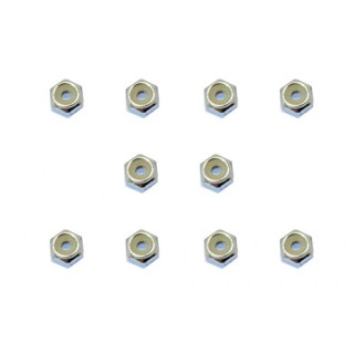 アルミ薄型ナイロンナット M2(シルバー) 10pcs [SGX-102US]]