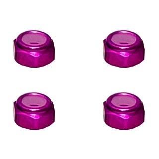 アルミナイロンナット M2(ピンク) 4pcs [SGX-02PK]]