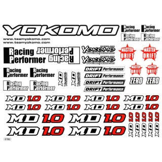 ●ヨコモ MD1.0 デカールシート [ZC-MD1-1]]