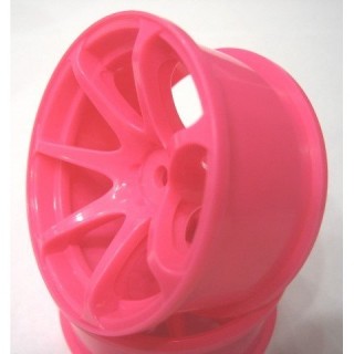 AVS MODEL T7ホイール オフセット7 蛍光ピンク 2個入り [DW-1227PI]]