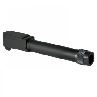 マルイG19用Mk27Mod2タイプアルミアウターバレル14逆ネジBK [DET-OB-TM50A]]