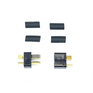 T型2Pコネクター黒(オス/メス1ペア) [SGC-125]]