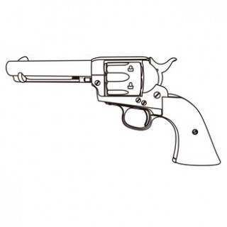 SAA45シビリアンブラススタイル/HW/6mm/パールプラグリップ仕様 [MRS-06281]]