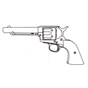 SAA45シビリアンブラススタイル/HW/6mm/木製グリップ仕様 [MRS-06287]]