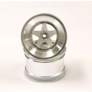 2.2インチ用リヤホイール(2入/サテンクローム/スコーピオン 2014) [SCH006SCB]]