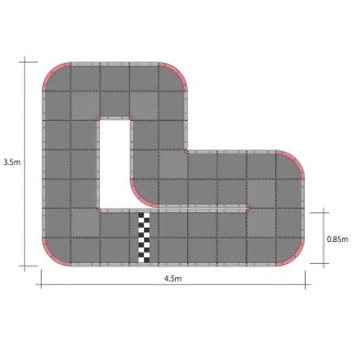 ※送料特大※ Mini-Z グランプリサーキット50ショート(48マット) [87052]]
