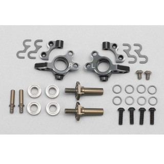 YD2 アップグレード2 アルミステアリングナックルセット [Y2-OP2A]]