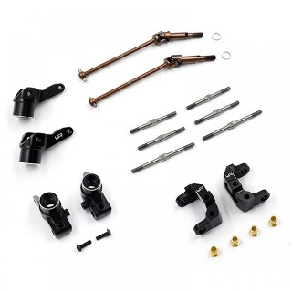 アルミエッセンシャルコンバージョンキット ブラック Kyosho Optima Mid [KYOP-S02BK]]