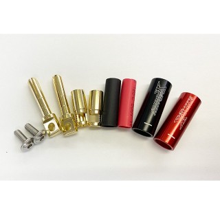 アルミキャップ付きマルチタイプコネクター 5mm オスx2 [RCP-REB5812RC5AL]]